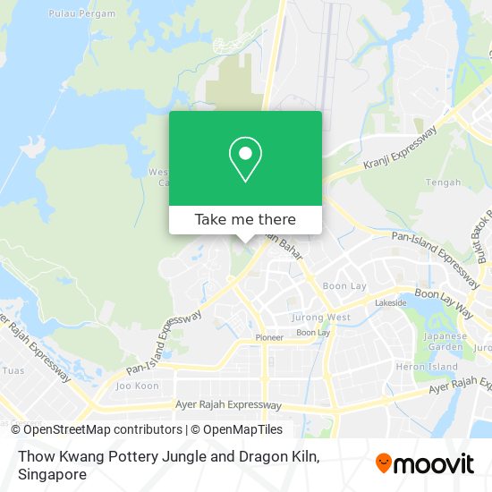 Thow Kwang Pottery Jungle and Dragon Kiln map