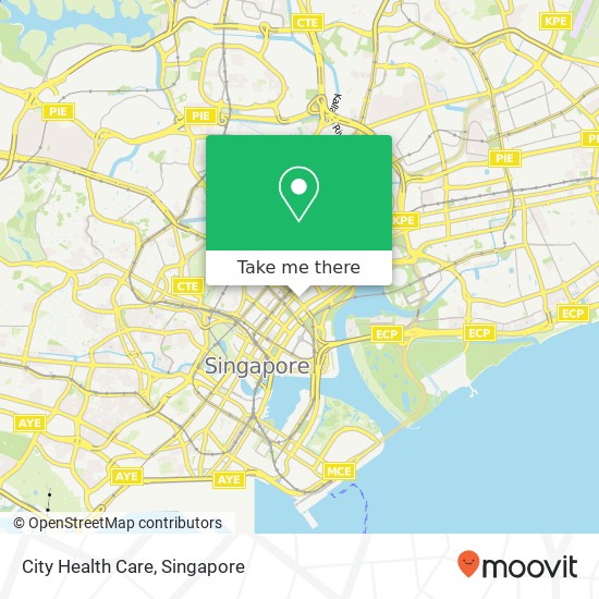 City Health Care map