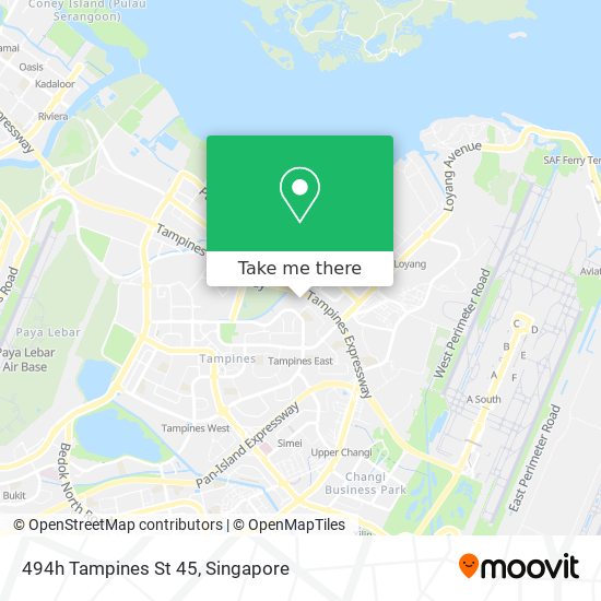 494h Tampines St 45 map