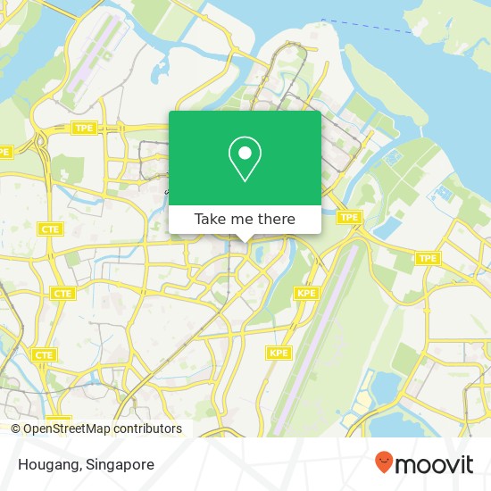 Hougang地图