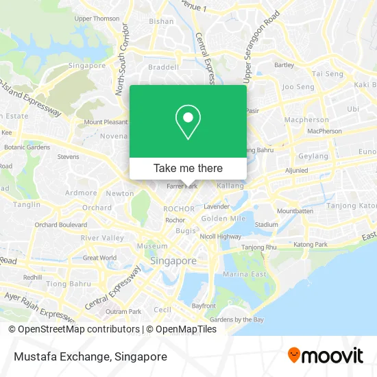 Mustafa Exchange map