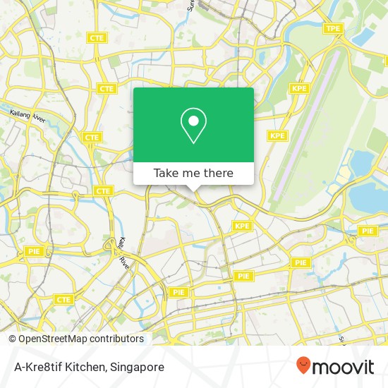 A-Kre8tif Kitchen map