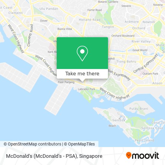 McDonald's (McDonald's - PSA) map