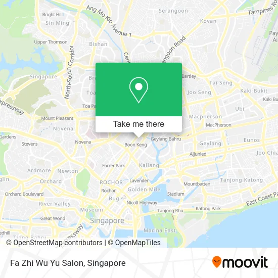 Fa Zhi Wu Yu Salon map