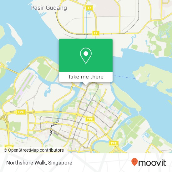 Northshore Walk map