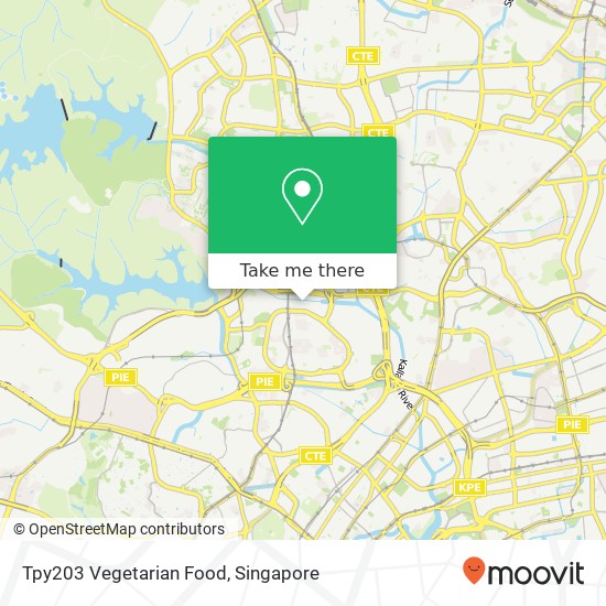 Tpy203 Vegetarian Food map