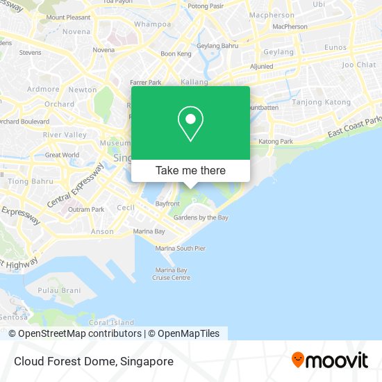 Cloud Forest Dome map