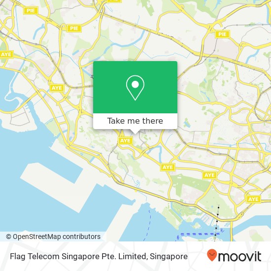 Flag Telecom Singapore Pte. Limited map