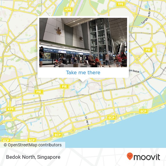 Bedok North地图