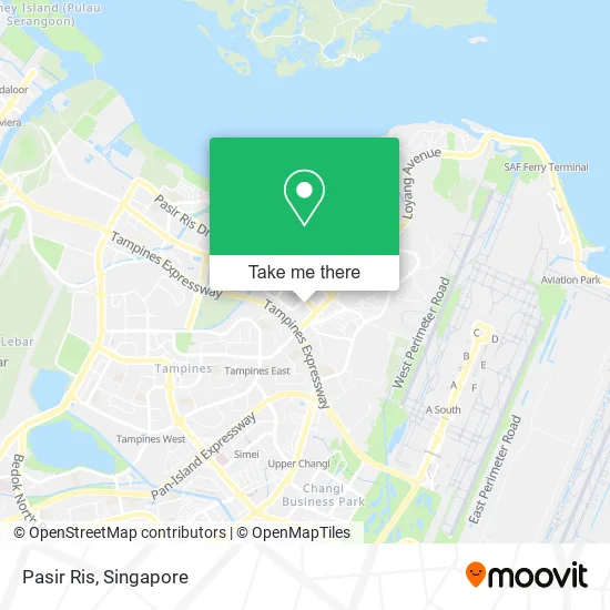Pasir Ris map
