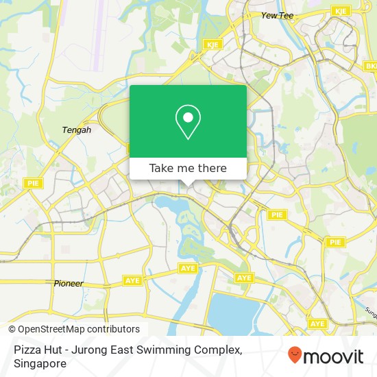 Pizza Hut - Jurong East Swimming Complex map