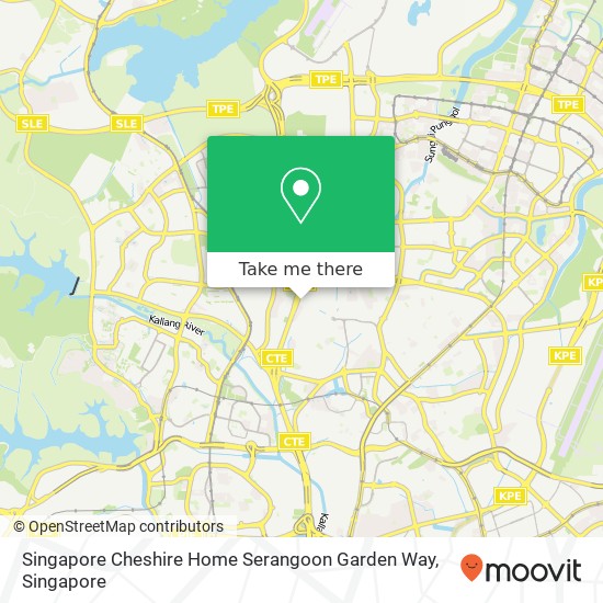 Singapore Cheshire Home Serangoon Garden Way map