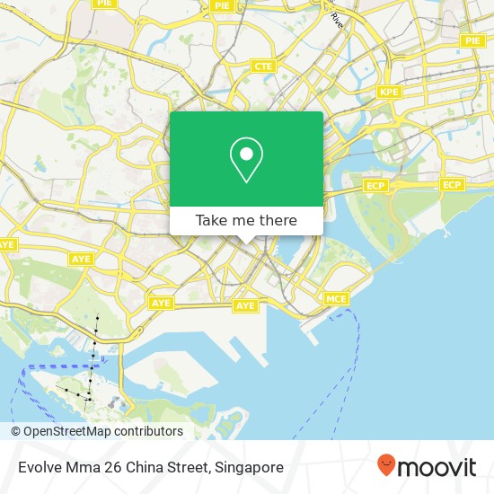 Evolve Mma 26 China Street map