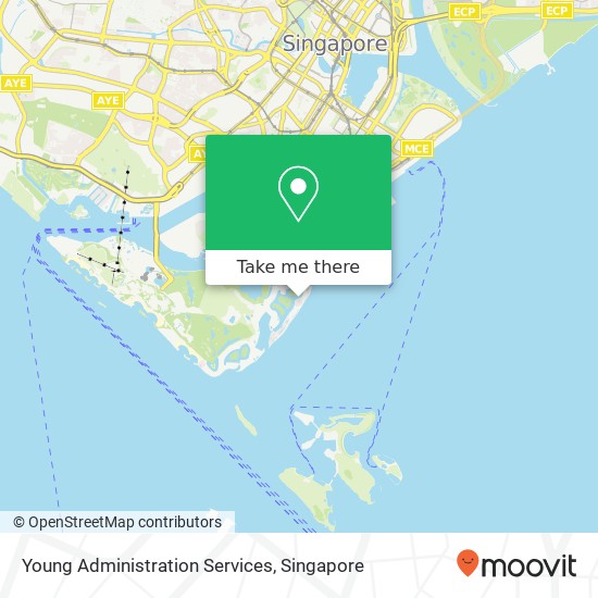 Young Administration Services map