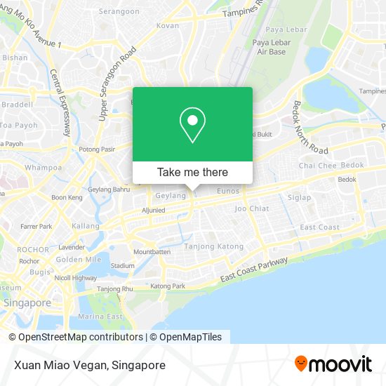 Xuan Miao Vegan map