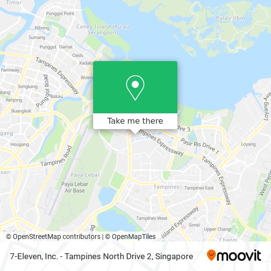 7-Eleven, Inc. - Tampines North Drive 2 map