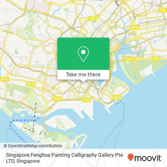 Singapore Fenghua Painting Calligraphy Gallery Pte LTD map
