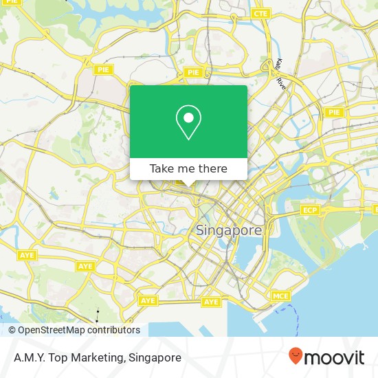 A.M.Y. Top Marketing map