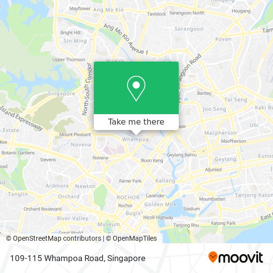 109-115 Whampoa Road地图