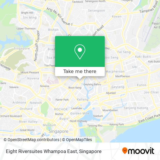 Eight Riversuites Whampoa East map