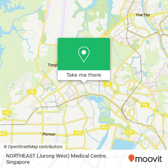 NORTHEAST (Jurong West) Medical Centre map