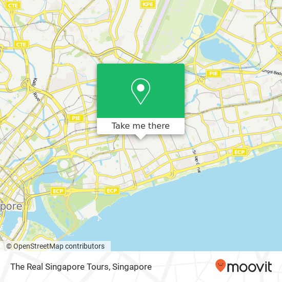 The Real Singapore Tours map