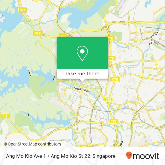 Ang Mo Kio Ave 1 / Ang Mo Kio St 22 map