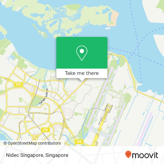 Nidec Singapore map