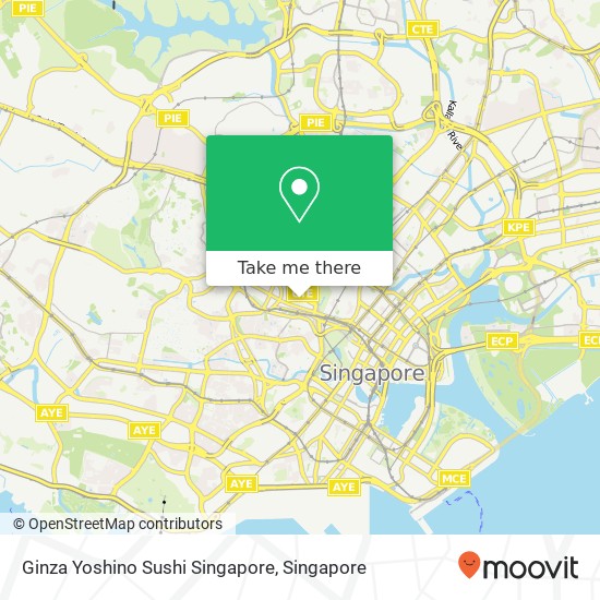 Ginza Yoshino Sushi Singapore地图