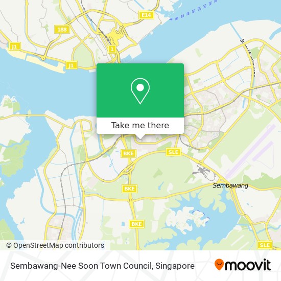 Sembawang-Nee Soon Town Council map