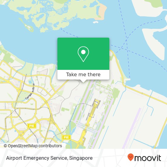 Airport Emergency Service map