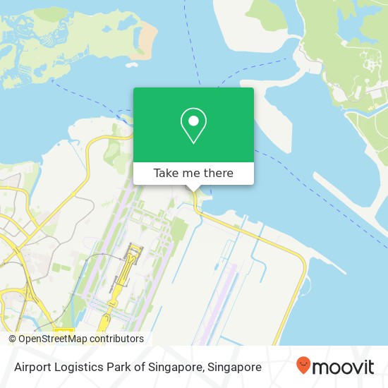 Airport Logistics Park of Singapore map