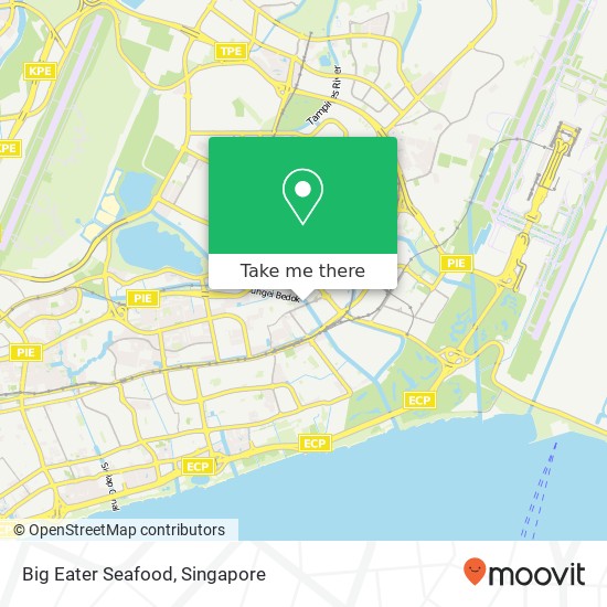 Big Eater Seafood map