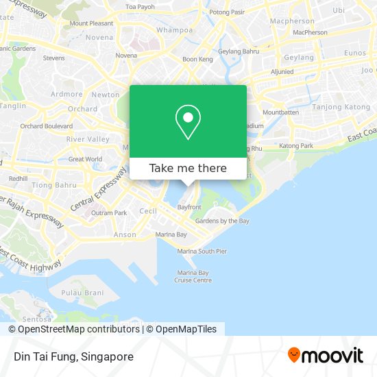 Din Tai Fung map