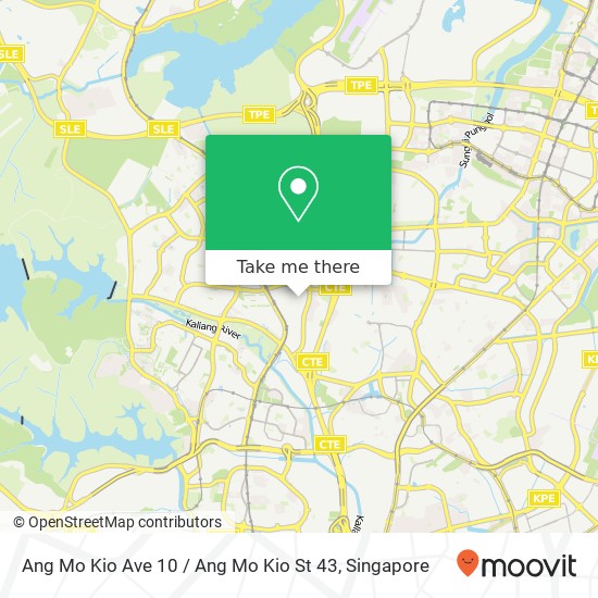 Ang Mo Kio Ave 10 / Ang Mo Kio St 43地图