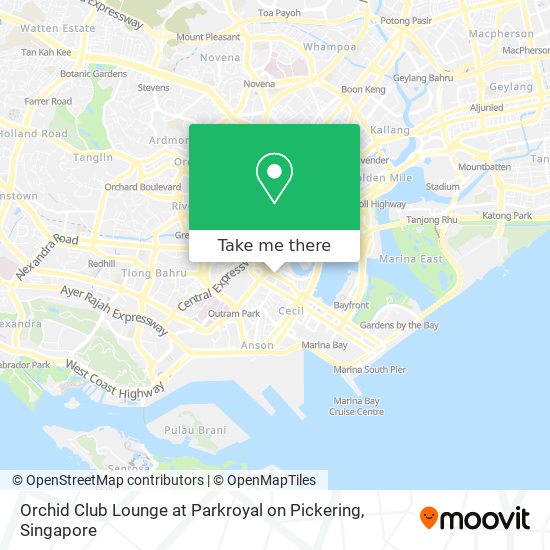 Orchid Club Lounge at Parkroyal on Pickering map