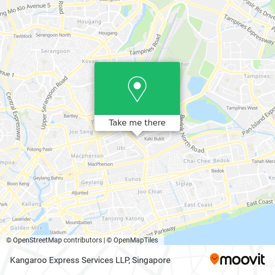 Kangaroo Express Services LLP map