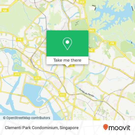 Clementi Park Condominium地图