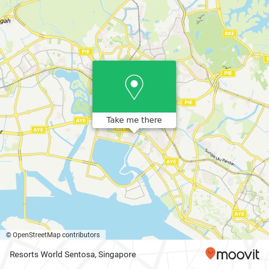 Resorts World Sentosa map