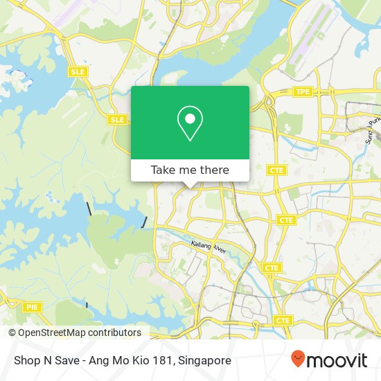 Shop N Save - Ang Mo Kio 181 map