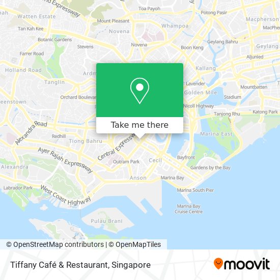 Tiffany Café & Restaurant map
