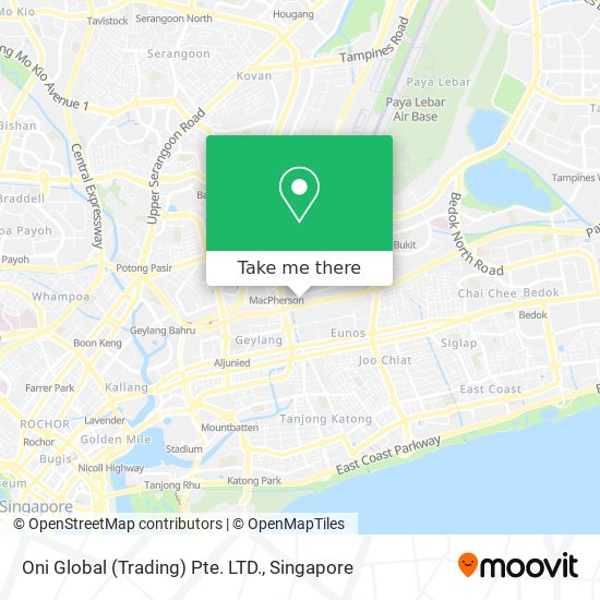 Oni Global (Trading) Pte. LTD. map