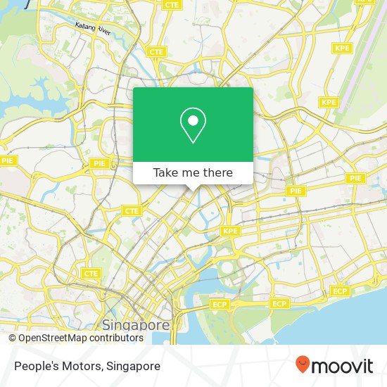 People's Motors map