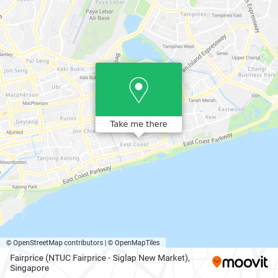 Fairprice (NTUC Fairprice - Siglap New Market) map