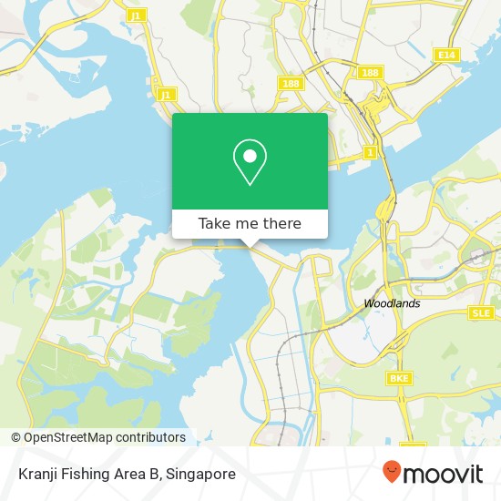 Kranji Fishing Area B map