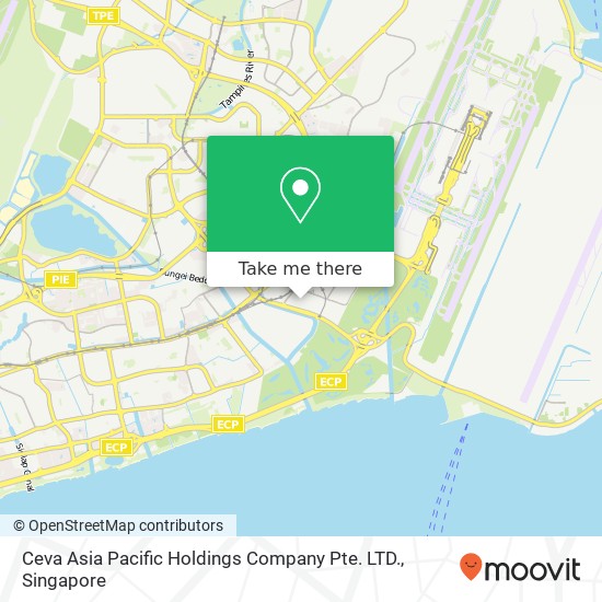 Ceva Asia Pacific Holdings Company Pte. LTD. map