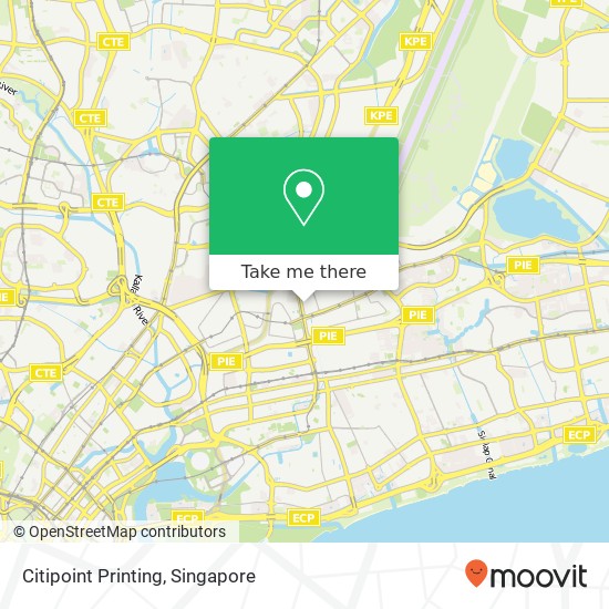 Citipoint Printing map