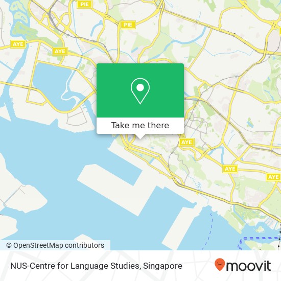 NUS-Centre for Language Studies map