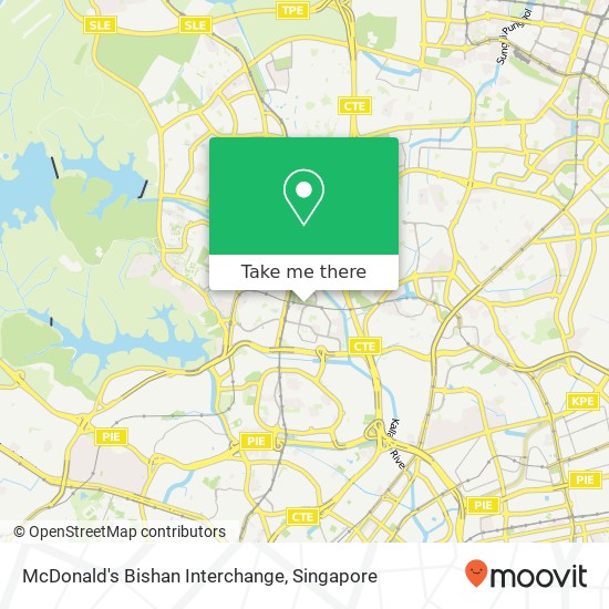 McDonald's Bishan Interchange地图