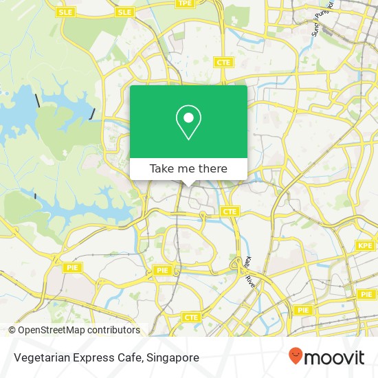 Vegetarian Express Cafe map